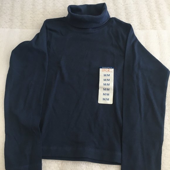 Basic Girl's Turtleneck Shirt - Picture 2 of 3